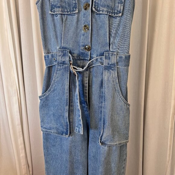 Mebon Denim Jumpsuit - Picture 3 of 6